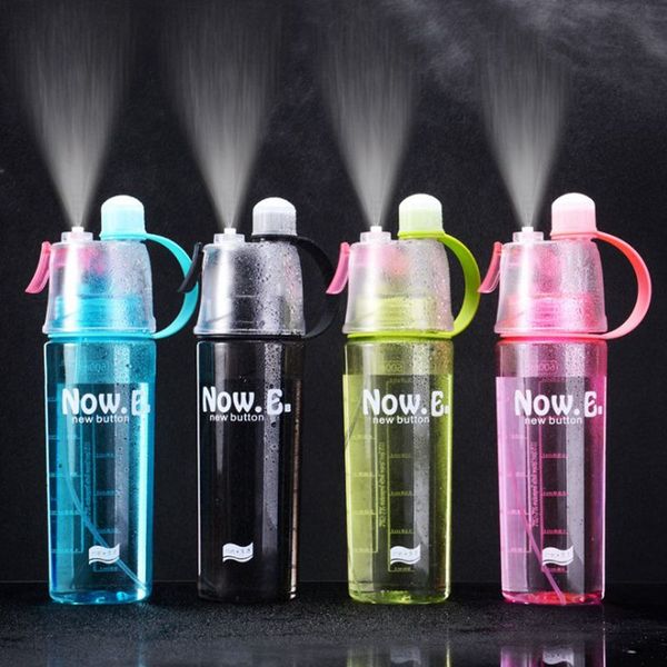 

outdoor sports spray cup portable plastic bottle children's water cup creative kettle anti dropping gift cup