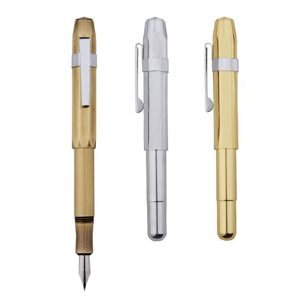 

fountain pen 0.38m-0.5mm with ink sac p e n box simple design pens for work study school