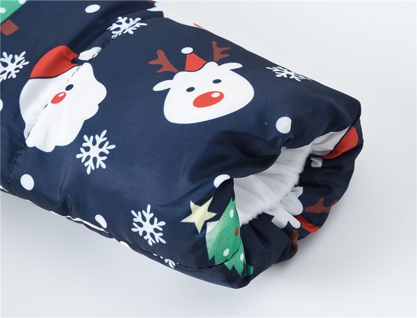 

2019 new year christmas children boys girls jacket winter infant with hooded thicken cartoon print duck down jacket girl kids, Blue;gray