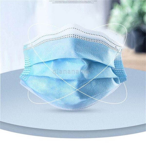 

синий маска классический 50pcs мужской предотвратить рот маска 100шт одноразовая нетканые трехслойной фильтр пыли маска masque оптовая