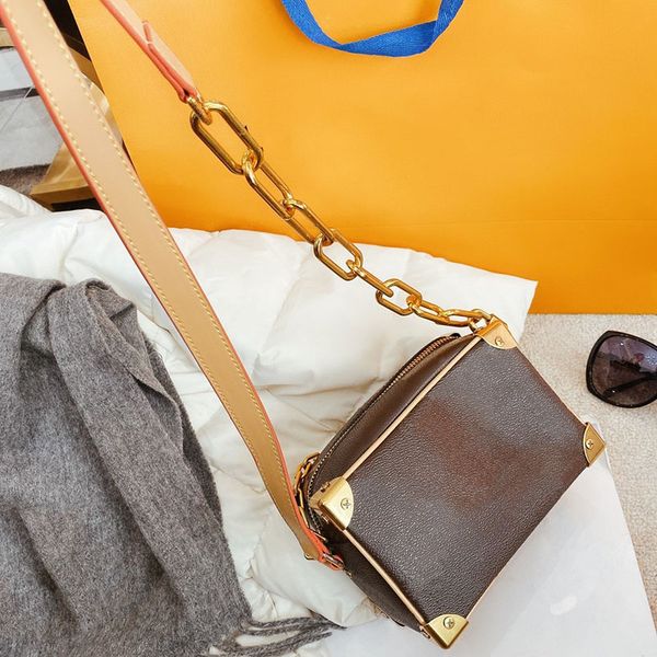 

2020 designer handbag fashion purse box bag classic fashion brown flowers crossbody bags women new style usa style lady bag