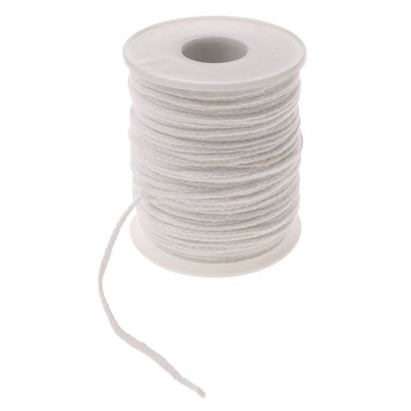 

candle wick, flat round lamp coil - 61 m, for the production of candles candles