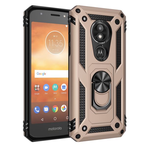 

shockproof armor bumper ring stand holder phone case for moto g6 g7 e6 p40 z4 e5 one zoom play pro plus power play back cover