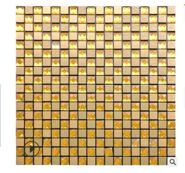 

2020 customized interior wall tiles of shopping mall chinese impression mosaic clear water windmill silver brushed b29