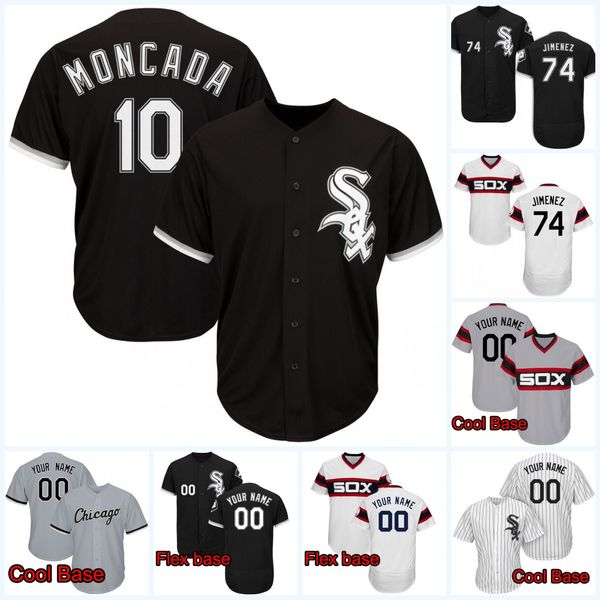 

35 Frank Thomas 7 Tim Anderson Mens White Sox Jerseys 45 Michael 72 Fisk 79 Jose Abreu 10 Yoan Moncada 8 Bo Jackson Baseball Jerseys