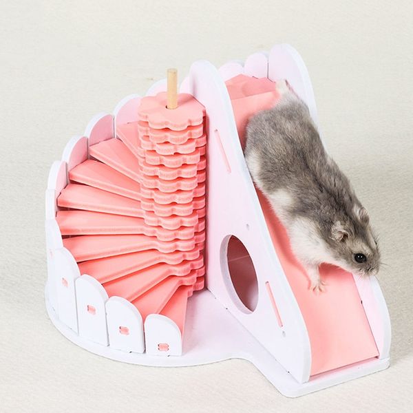 

вока веѬи кѬђглой оѬм hamster дом деѬевннй slide балкон гнездо дл мелки дома