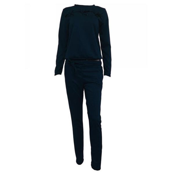 

women's long sleeve sweatshirt sportswear running suit fitness sports suit loose casual sportswear, Black;blue