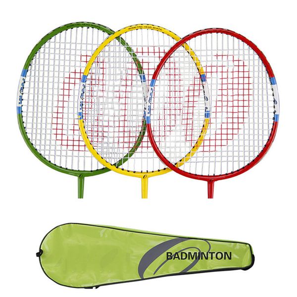 

1pair universal carbon aluminum alloy badminton racket racquet with carry bag