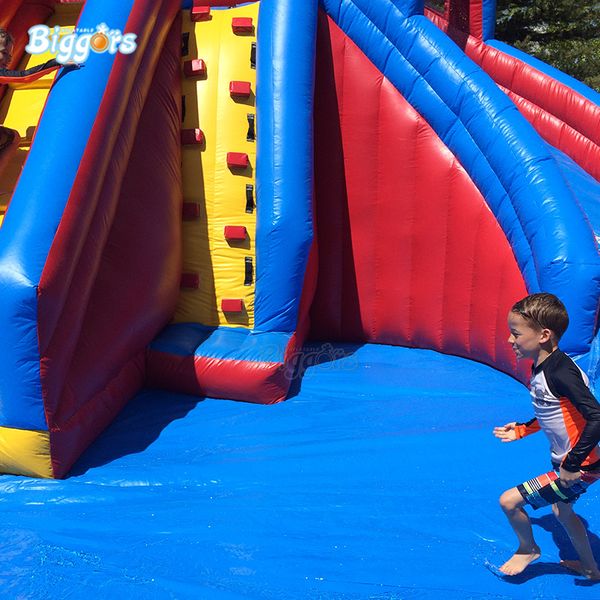 

yard en14960 certificated kids and summer commercial giant blow up amusement game inflatable water slide pool with air blowe174i