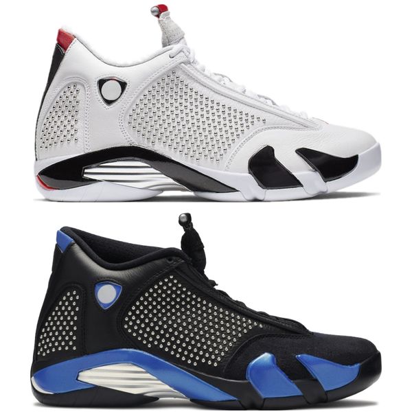 

14 supre white black blue 14s basketball shoes factory version mens new 2019 sneakers with box