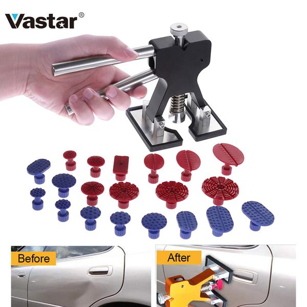 

vastar tools paintless dent repair tools dent removal puller tabs lifter hand tool set