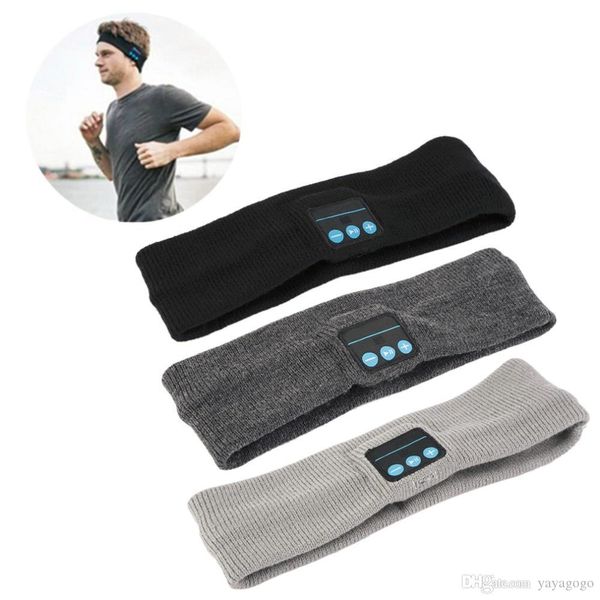 

wholesale man women wireless bluetooth music headband magic earphone mic hat hands-e258