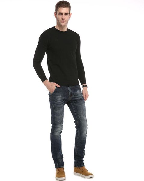 

bierelinnt упругие straight горячая продажа мода повседневная джинсы мужчины хлопок denimn горячие продажи нового прибытия хорошее качество, Blue