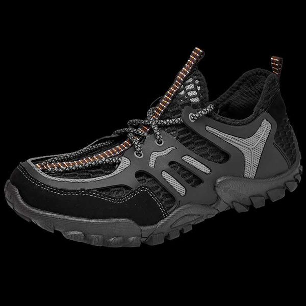 

hiking sneakers men soft upstream socks quick dry aqua shoes lightweight non-slip comfortable elastic breathable trekking shoes