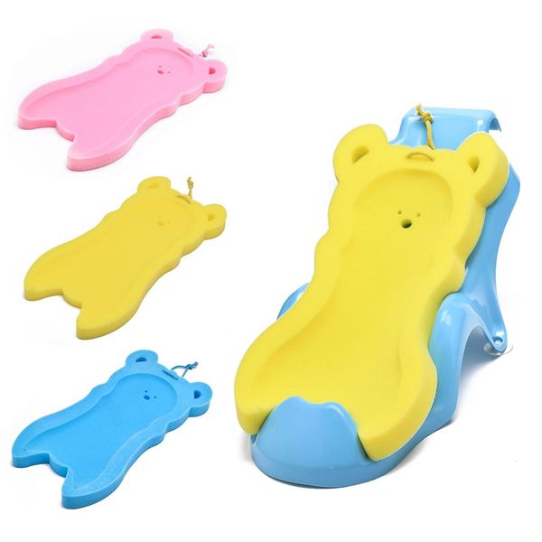 

baby bath mat baby soft sponge non-slip bathtub shower cushion newborn seat support