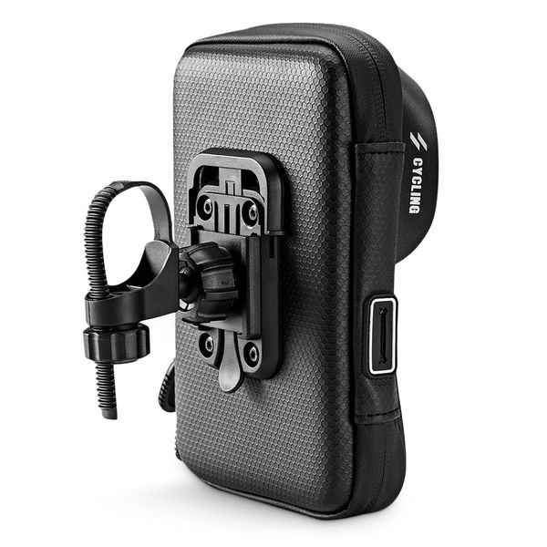 

bicycle handlebar bag water resistant touch screen upper tube package