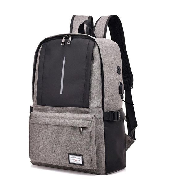 

15.6 inch business backpack laprucksack travel backpack large capacity business bags usb charge college male school backpack new