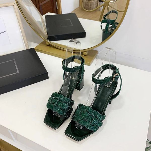 

atmosphere classic simple luxury butterfly-knot medium heel strap sandals high-end customized women shoes, Black