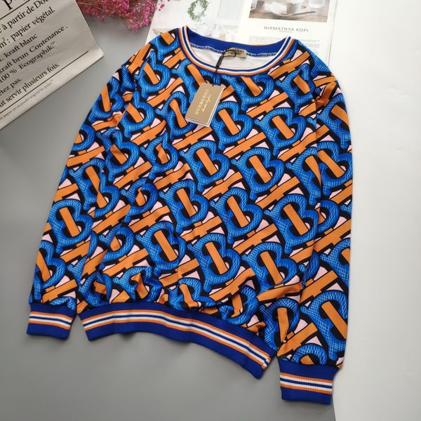 

2020fw классический популярный мужские конструктор полный печати свитер bbr пуловер роскошный с длинным рукавом толстовка наружной уличной в, Black;green