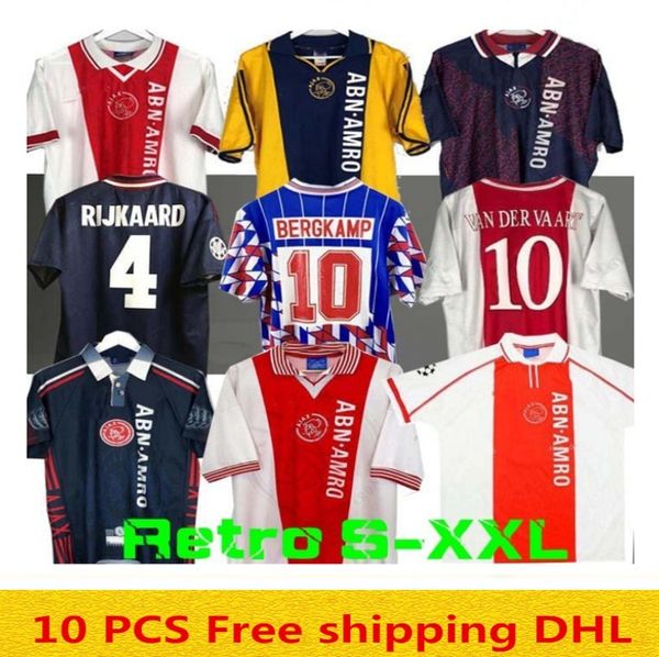 

1994 1995 ajax retro soccer jersey 94 95 96 rijkaard kluivert litmanen seedorf davids overmars 04 05 футбол 1989 рубашка babel 97 98 99 2000, Black;yellow