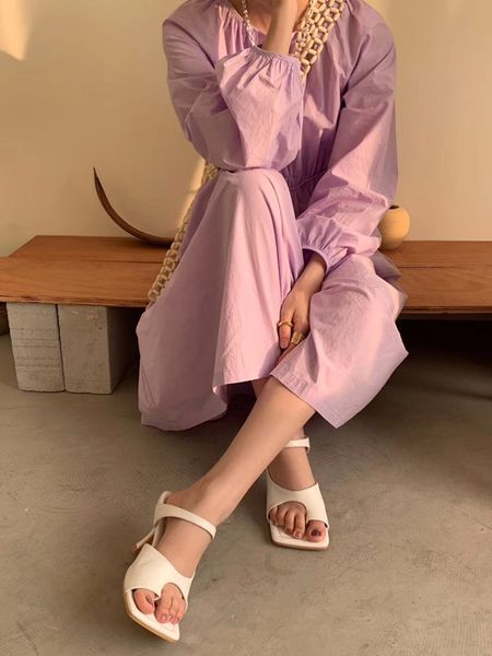 

2020 summer new niche ins square head fish head clip toe fine with high-heeled sandals and slippers women fashion, Black