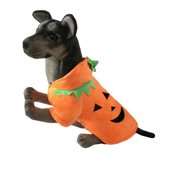 

halloween pumpkin dog clothes ghost festival dress autumn winter keep warm pet puppy kitten cute dog coat party cosplay clothing