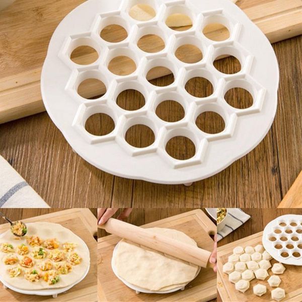 

kitchen 19 holes dumpling mold creative novelty dumplings mold lazy plastic speeder dumpling mold food-grade dumplings maker bh2969 tqq