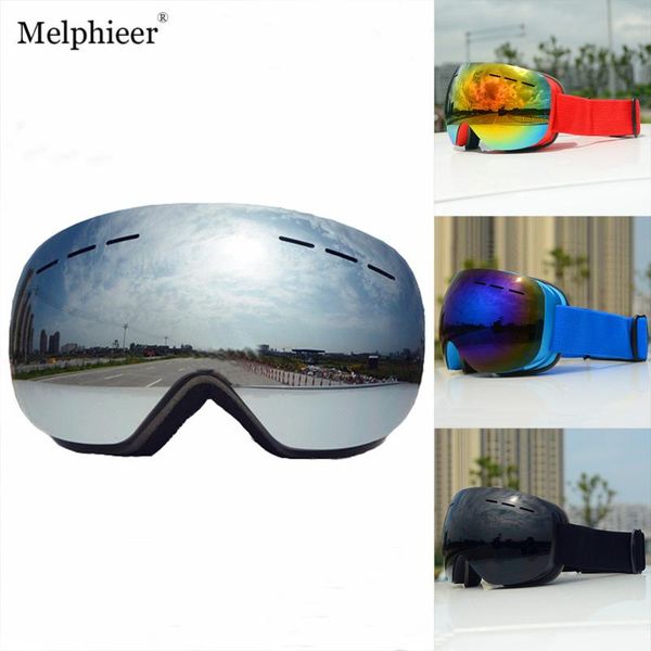 

ski goggles single-layer uv400 anti-fog big ski wears myopic glasses protection mask glasses skiing snow snowboard eyewear