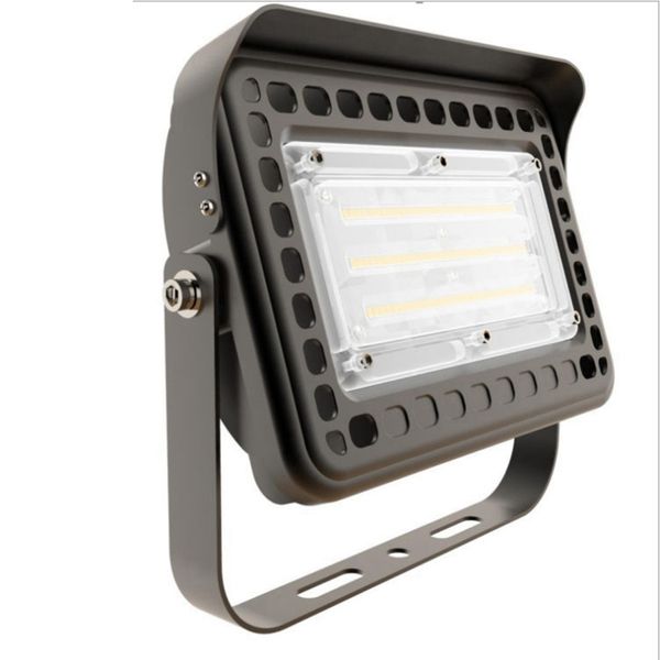 Chegada Nova LED Outdoor Flood Luz, 100W (400W Eqv.) 11,000lm Super Bright, ETL DLC Listados Wall Washer Luz de Segurança, CRI90 +, IP65