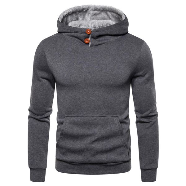 

зима твердый топ hoodie 2019 новых люди вскользь костюмы мужской hip h co пуловер толстовка мужчины толстовка moleton мужчину для, Black