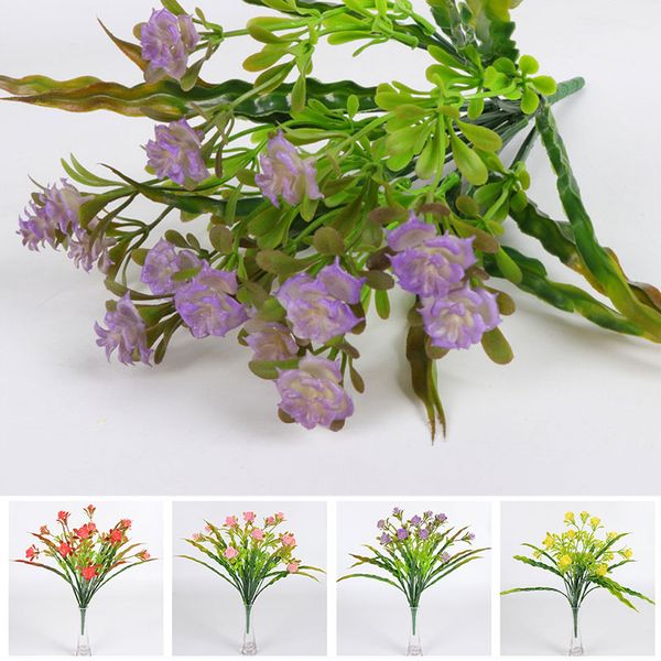 

decorating flowers artificial flowers ornamental roses 14 head 1 bunch beautiful fashion lifelike bedroom wedding decoration