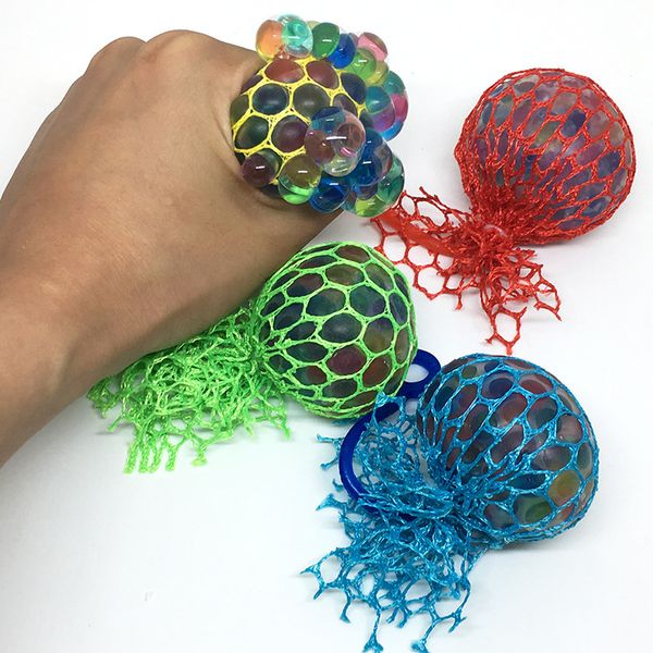 

novelty mesh squish vent ball funny cute anti stress face reliever grape ball decompression autism mood squeeze relief healthy toy wholesale