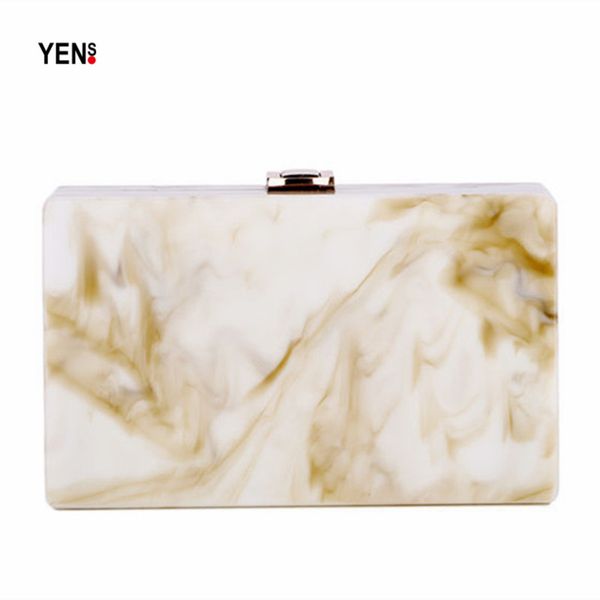 

fashion wallet women messenger bag elegant yellow ink print woman shoulder bag lady cute evening chain clutch