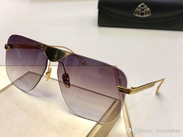 

men eyewear car fashion designer sunglasses outdoor uv400 sunglasses square frameless with case the aeronaut, White;black