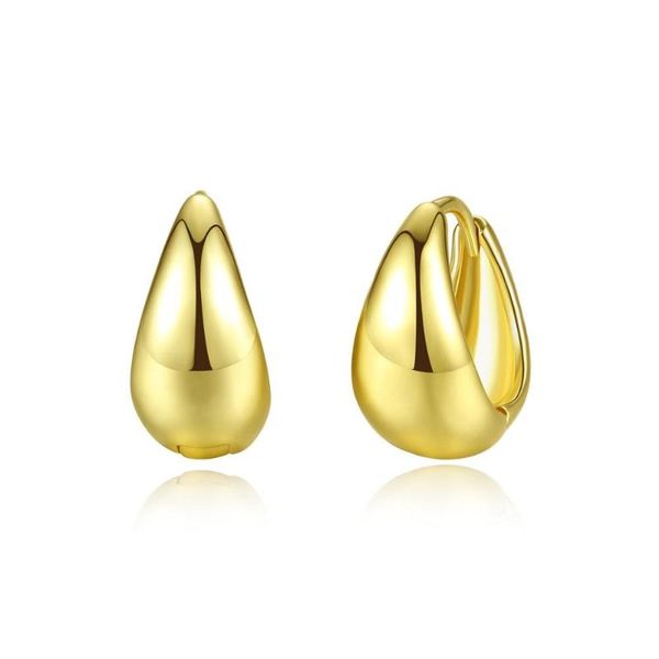 

tiny trendy personality waterdrop gold hoop earrings fashion jewelry small earrings for women 2020 e-h0378, Golden;silver