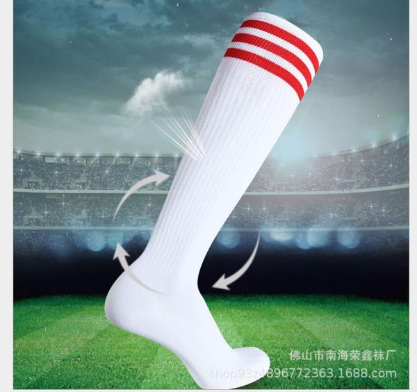 

men's children's soccer socks thin section over the knee sports football stockings, Black