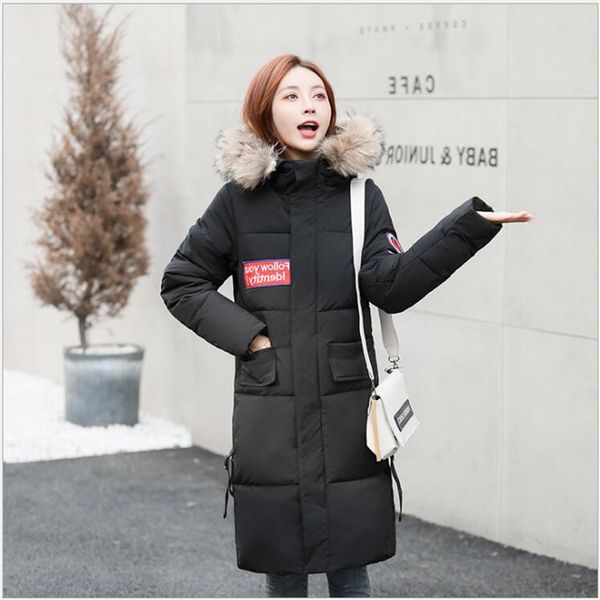 

зимняя куртка женщин parkas 2019 женщин толстый хлопок корейский хлопок-ватник женщин проложенный теплый хлеб пальто casaco femininor159, Tan;black