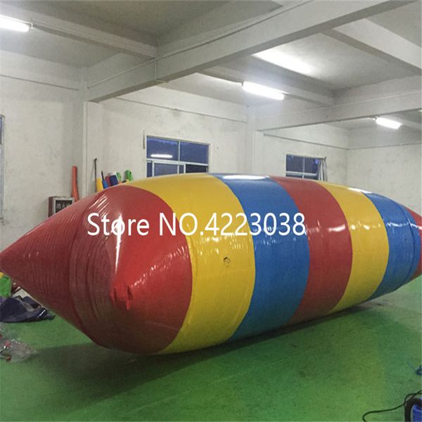 

5*2m water blob jump pillow inflatable water game toy 0.9mm pvc inflatable blobs for sale