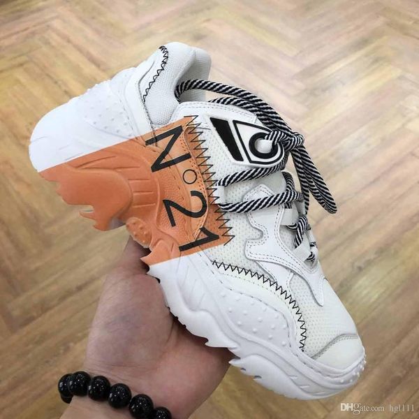 

super fire new men's belt with thick bottom increased shoes running shoes color matching casual white shoes comfortable soft bottom