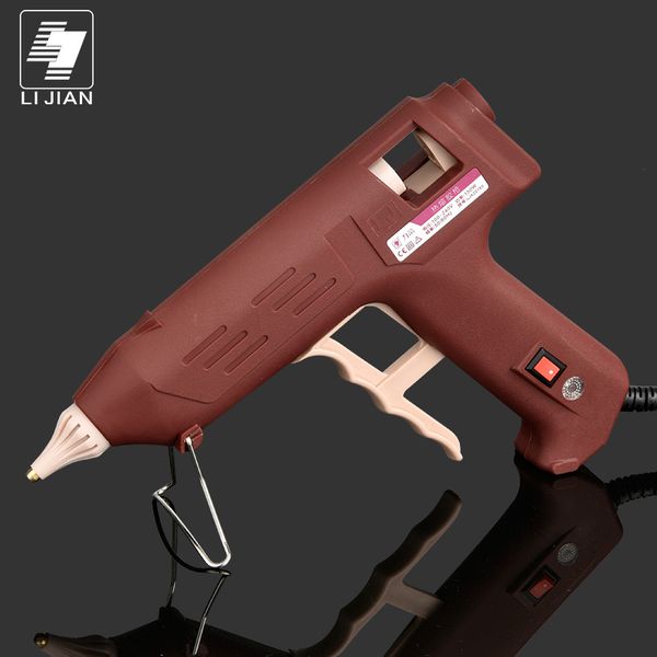 

150w glue gun high temperature melt glue gun with pure copper nozzle home graft diy wood working tool 11mm stick