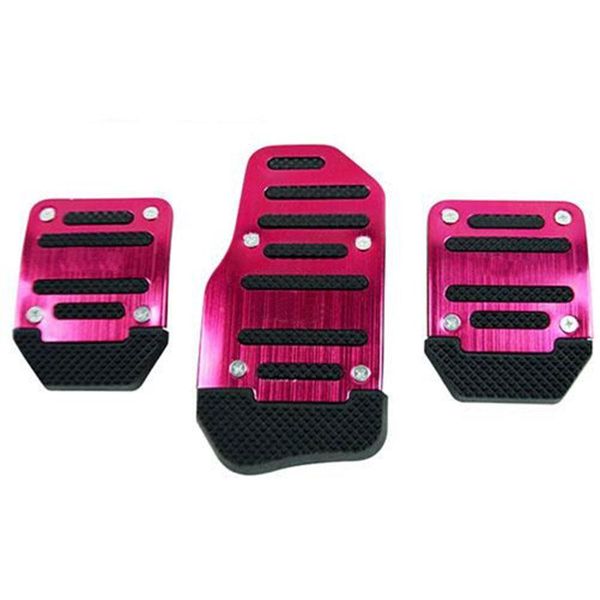 

aluminum alloy car foot rest fuel brake at pedals antislip black red fashion