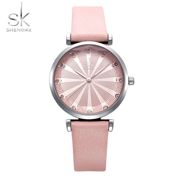 

women watches simple ladies watch wrist waterproof quartz wristwatches leather elegant for female clock watch women, Slivery;brown