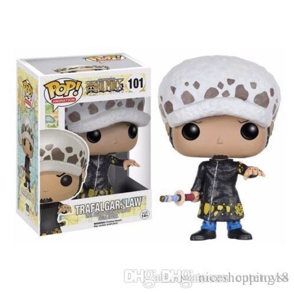 

funko pop anime: one piece trafalgar law vinyl action figure with box t167 popular toy gift