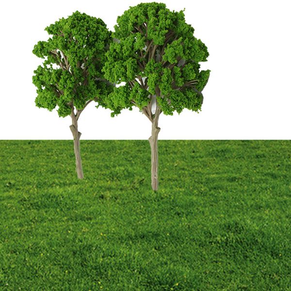 modelo 5pcs Micro Landscape Trees Planta de vaso Jardim Decorand mesa, modelo de cena, decoração de jardim, etc.