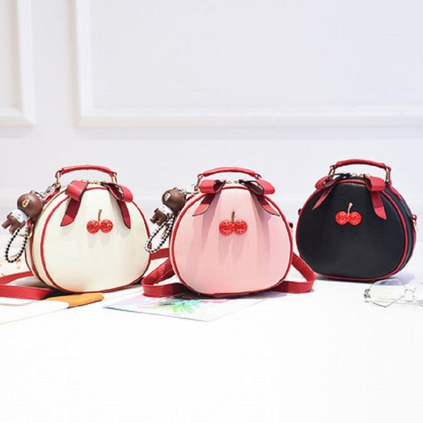 

autumn and winter small bag handbag 2019 new fashion wild cherry shoulder cute shoulder bag