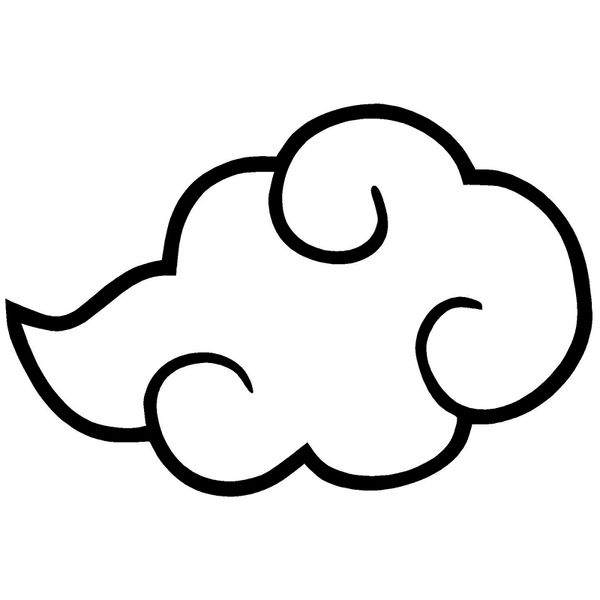 

15*10cm fashion personality creativity classic attractive cloud decal - 2019 new style vinyl decals