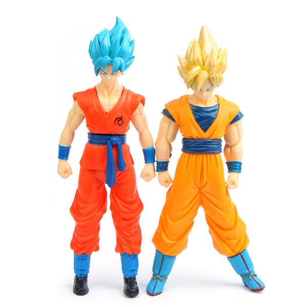 

big promotion dragon ball z figures goku figure chidren toy colorful package 2styles children's gift sets 16cm