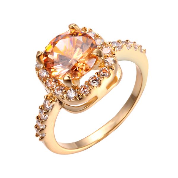 

jewelry euro-american ring rose diamond zircon accessory handwear, Golden;silver