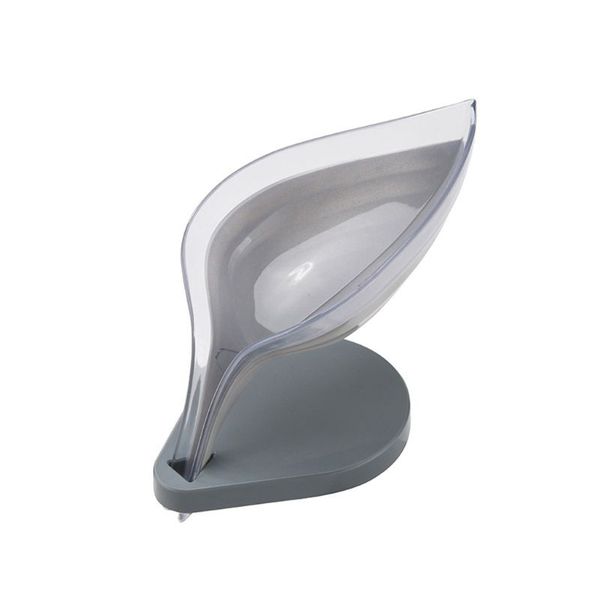 

leaf shape suction drain soap box sucker dish anti slip rack tray bathroom tool