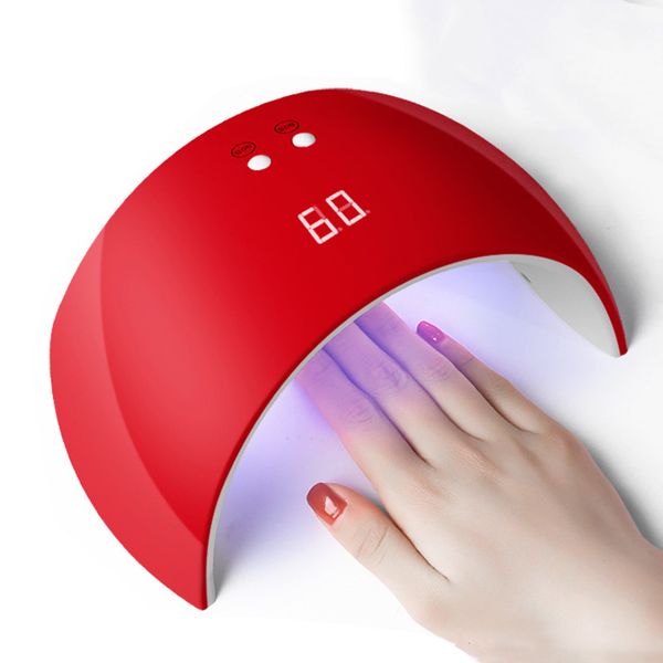 

professional uv led nail lamp 27w / 6w gelpolish dryer nailpolish uv curing light nail art lamp